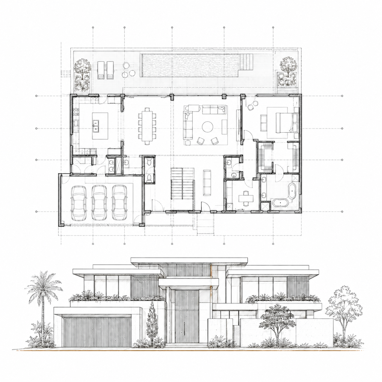Schematic design drawing